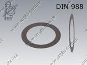 Пас шайба 14×20×0,5   DIN 988